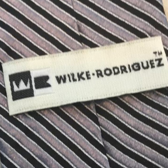 WILKE RODRIGUEZ SILK TIE (skinny) - Picture 4 of 8